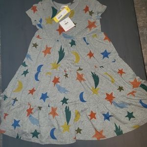 Hanna Andersson 130 sz 9 Moon Stars dress